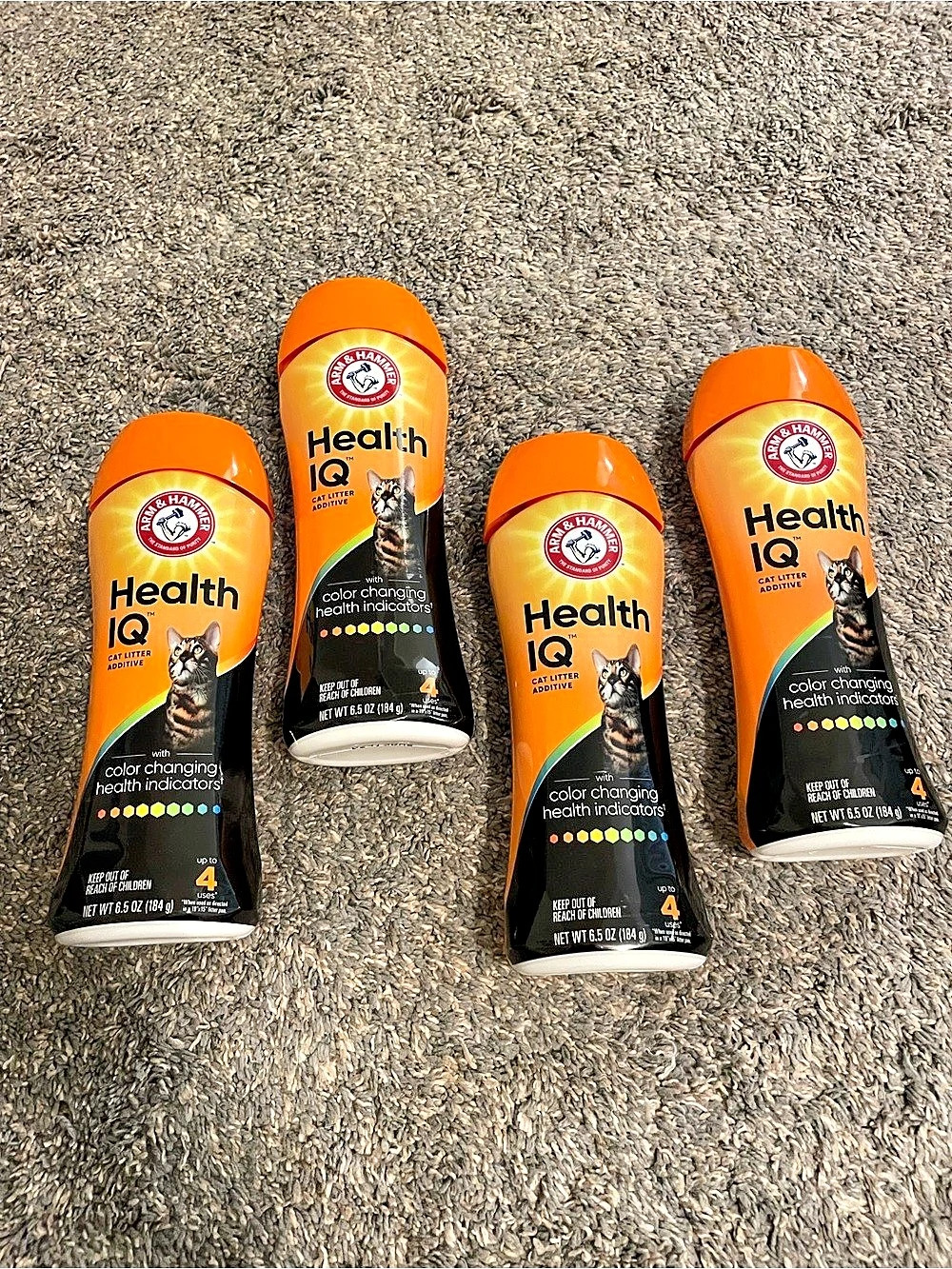 Health iQ color changing cat litter additive